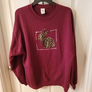 Leopard Bunny Sweatshirt
